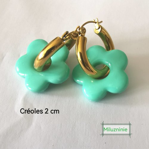 Pampilles en fimo pour boucles d’oreilles – fait main & interchangeables, avec ou sans créoles.