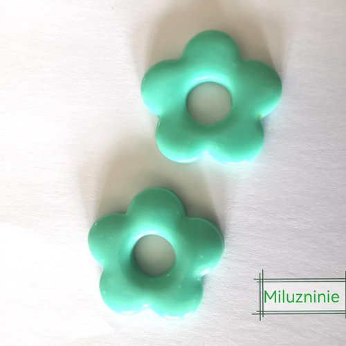 Pampilles florales en fimo – faites main & interchangeables - pour créoles