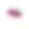 Pampilles violette en fimo faites main – uniques & interchangeables pour créoles