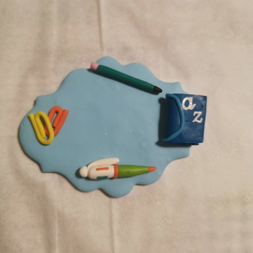 Badge métier personnalisable – fait main en pâte polymère (fimo)