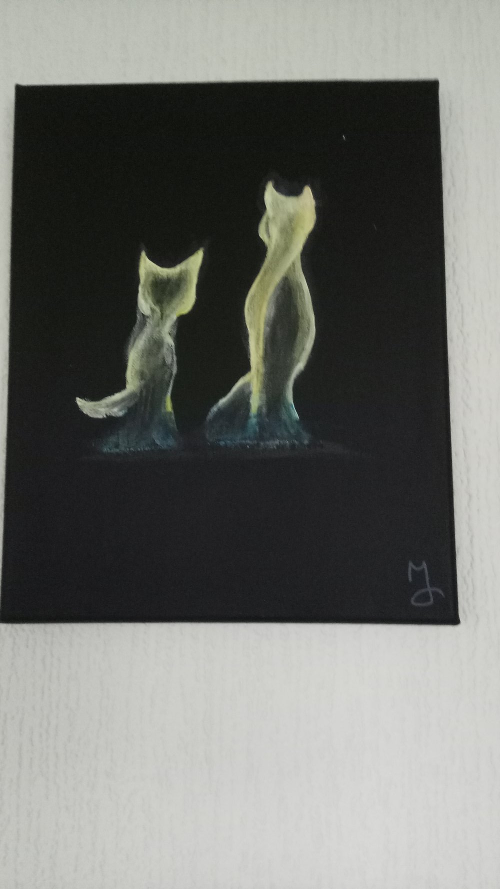 Tableau Peinture Acrylique Tout Feu Tout Flamme Un Grand Marche