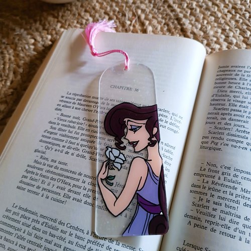 Marque-page glass painting.