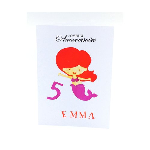 Carte Anniversaire Fille Carte Petite Fille Un Grand Marche