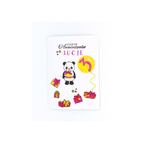 Carte Anniversaire Fait Main Carte Scrapbooking Un Grand Marche