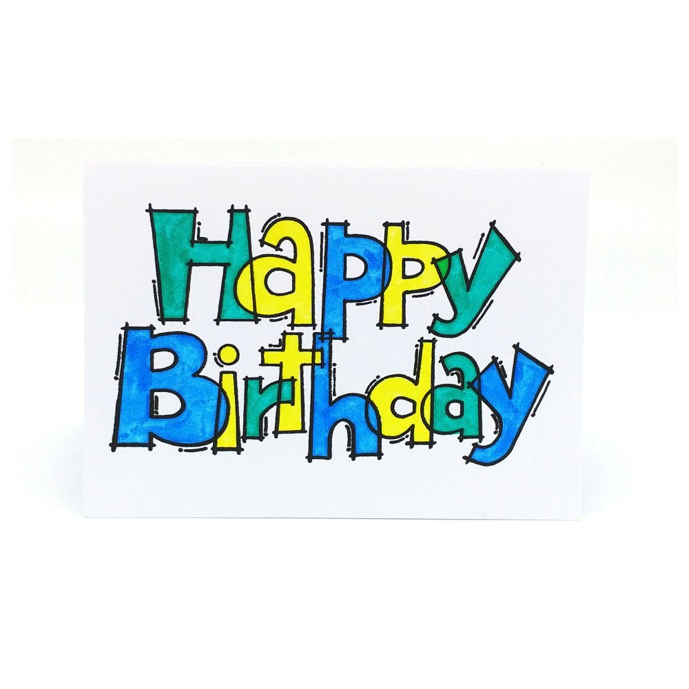 Carte Double Anniversaire Avec Enveloppe Carte Double Un Grand Marche