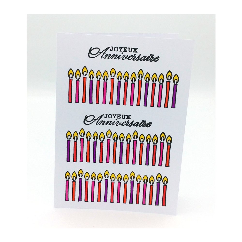 Carte Joyeux Anniversaire Carte Anniversaire Bougie Carte Adulte Un Grand Marche