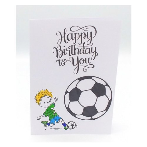 Carte Anniversaire Foot Carte Foot Carte Anniversaire Un Grand Marche