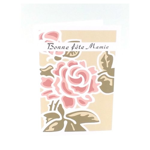 Carte Bonne Fete Mamie Joyeux Anniversaire Bonne Fete Maman Carte A Personnaliser Carte Double Avec Enveloppe Un Grand Marche