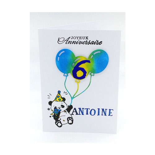 Carte Anniversaire Garcon Fille A Personnaliser Un Grand Marche