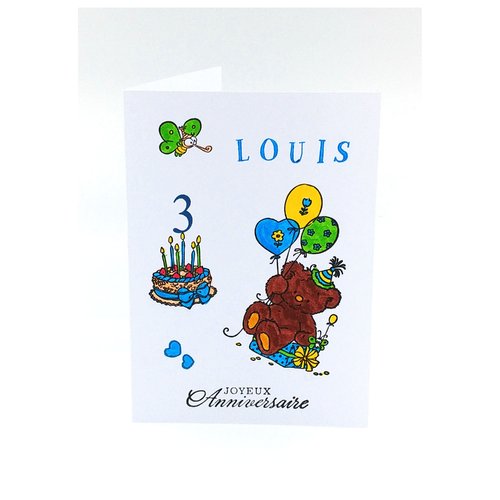 Carte Anniversaire Garcon Fille A Personnaliser Un Grand Marche Carte Anniversaire Garcon Fille A Personnaliser Un Grand Marche