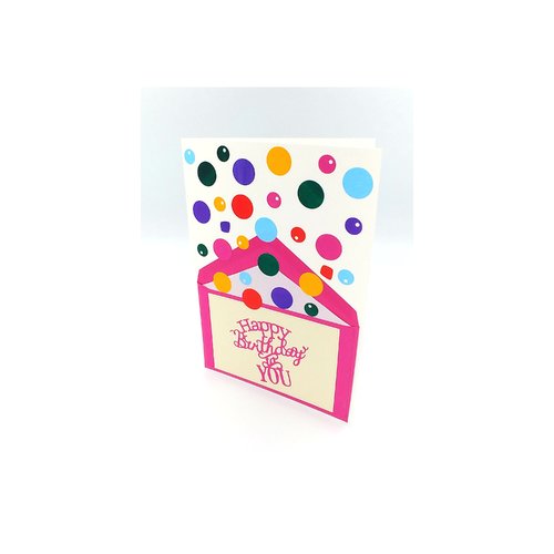 Carte Anniversaire Confettis Un Grand Marche