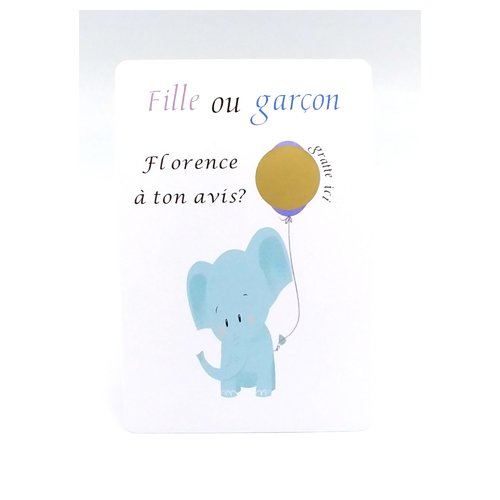 Annonce Grossesse Carte A Gratter Annonce Grossesse Originale Fille Ou Garcon Un Grand Marche