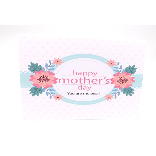 Carte Bonne Fete Maman Carte Florale Pour La Fete Des Meres Fleur Carte Avec Enveloppe Un Grand Marche