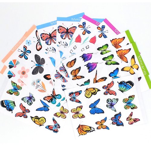 Sticker papillon enfant, sticker