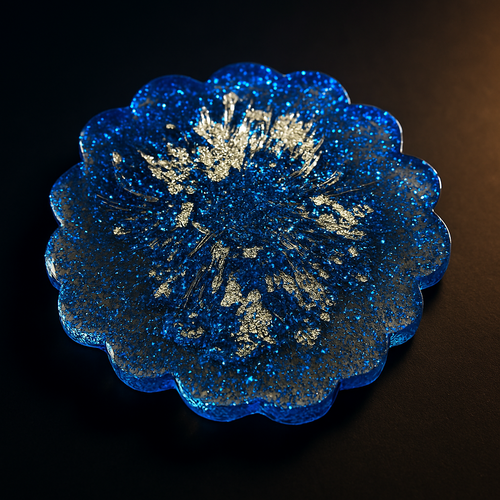 Sous verre  floral