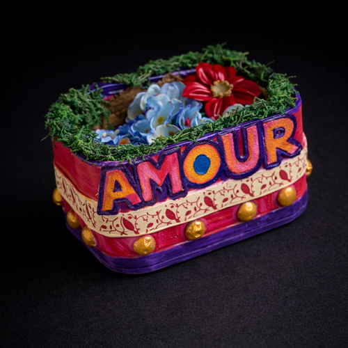 Décoration fleurie « love »