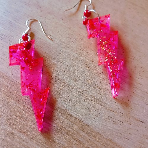 Boucles d'oreilles éclair