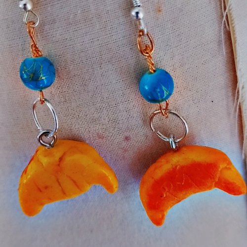 Boucles d'oreilles croissant