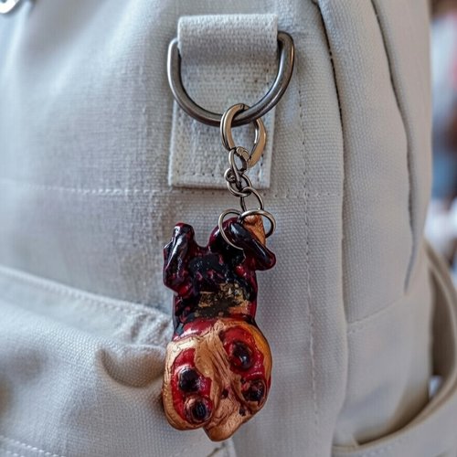 Porte-clé "coccinelle arcanique" – édition sculptée