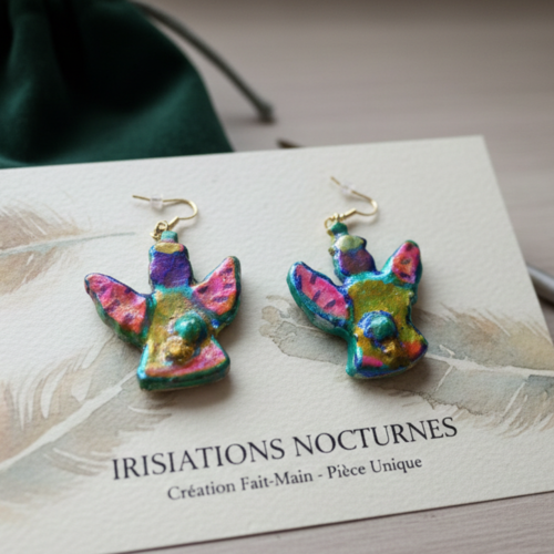 Boucles d'oreilles "anges de conscience"
