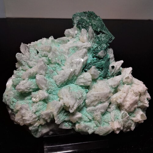 Malachite, chrysocolle, calcite congo