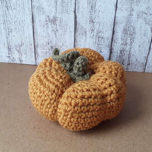 Citrouille au crochet, décoration automne / halloween