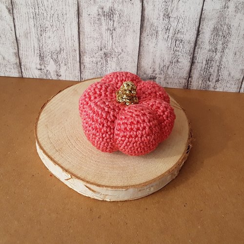 Citrouille au crochet, décoration automne / halloween