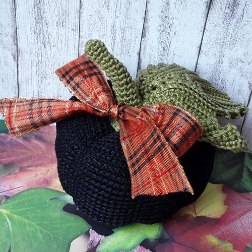 Citrouille au crochet, décoration automne / halloween