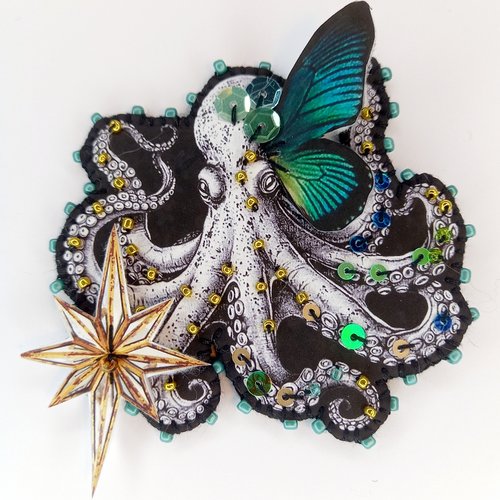 Broche "octopussy"