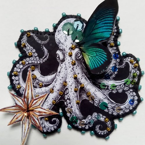 Broche "octopussy"