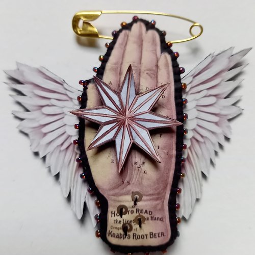 Broche "ma bonne étoile"