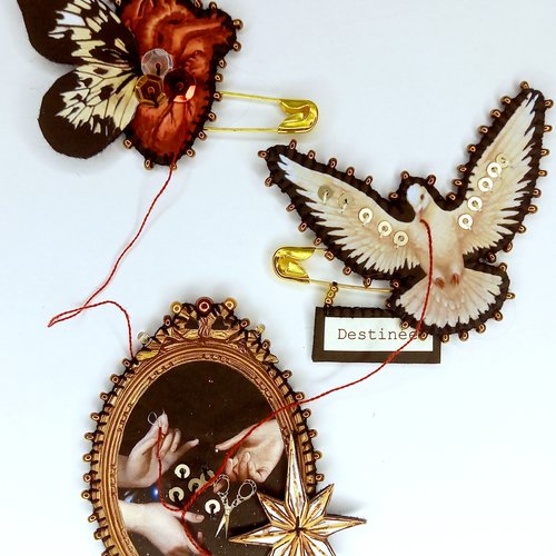 Broche "destinée"