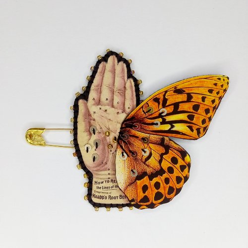 Broche "ligne de vie"