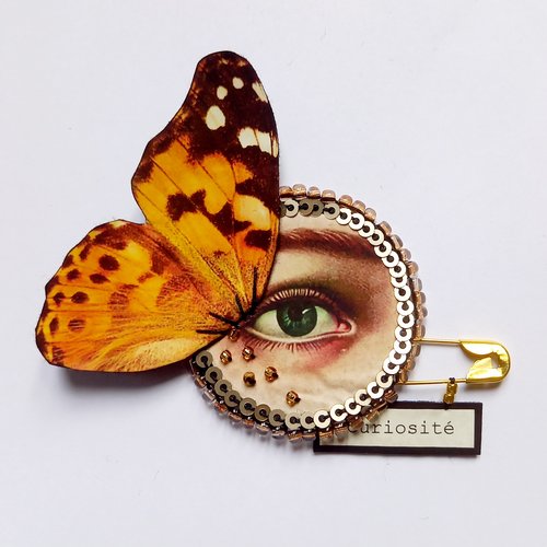 Broche "curiosité"