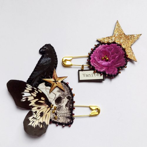 Broches "vanité"