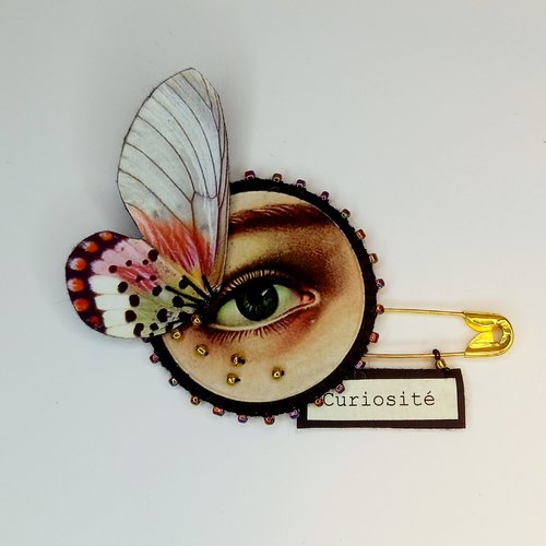 Broche "curiosité"