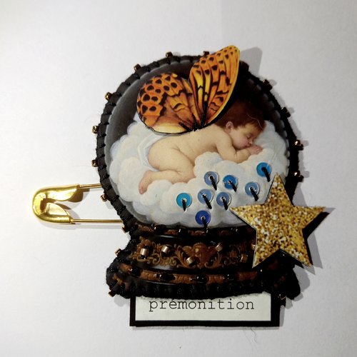 Broche "prémonition"