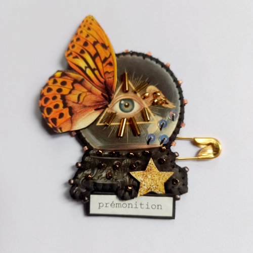 Broche "prémonition"