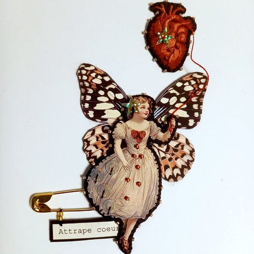 Broche "attrape coeur"