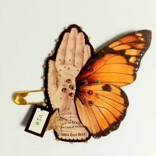 Broche "ligne de vie"