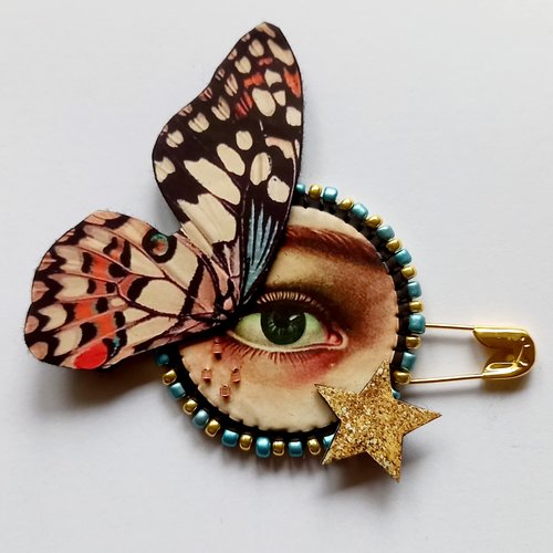 Broche "curiosité"