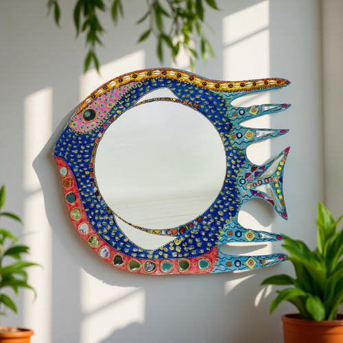 Miroir poisson couleur-paloma