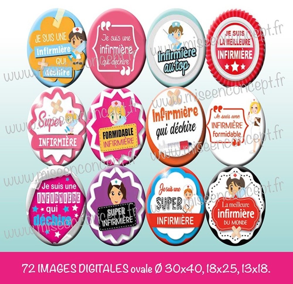 72 Images Digitales Infirmiere Ovale Images Cabochons Sante Medical Aide Soignante Bijoux Badge Magnet Planche D Images A Imprimer Images Ovales Un Grand Marche