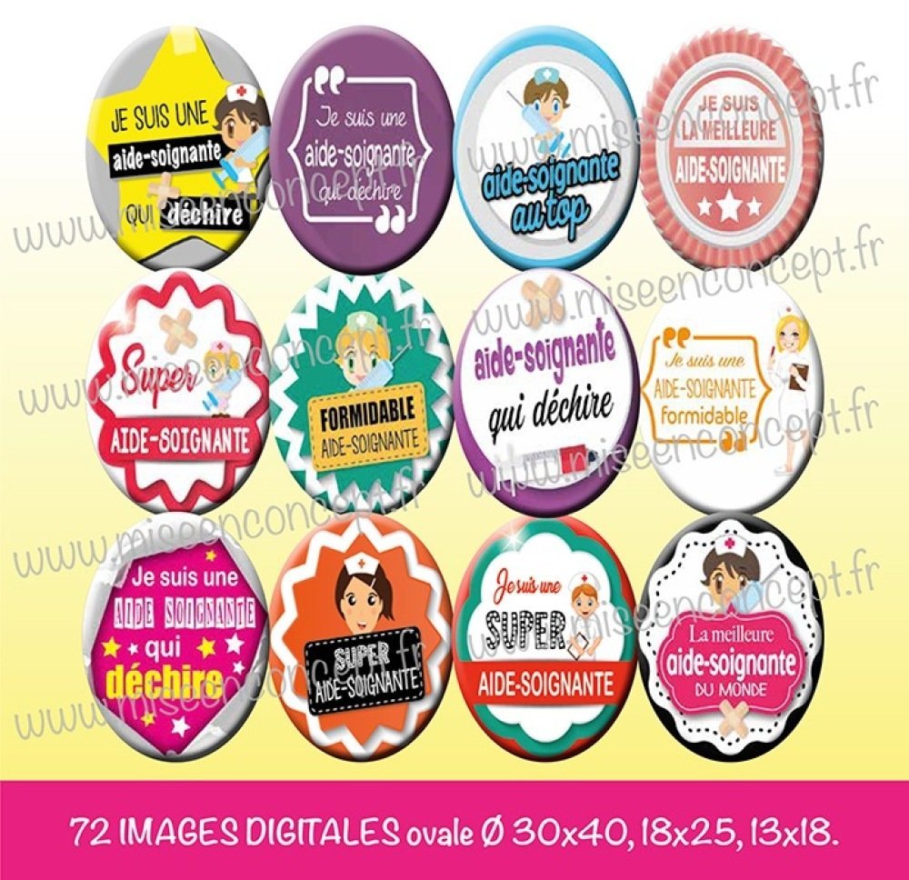 72 Images Digitales Aide Soignante Ovale Images Cabochons Sante Medical Infirmiere Bijoux Badge Magnet Planche D Images A Imprimer Images Ovales Un Grand Marche