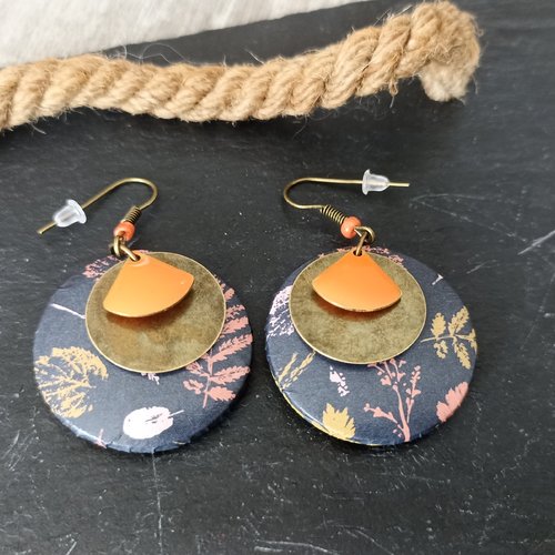 Boucles d'oreilles safari #1