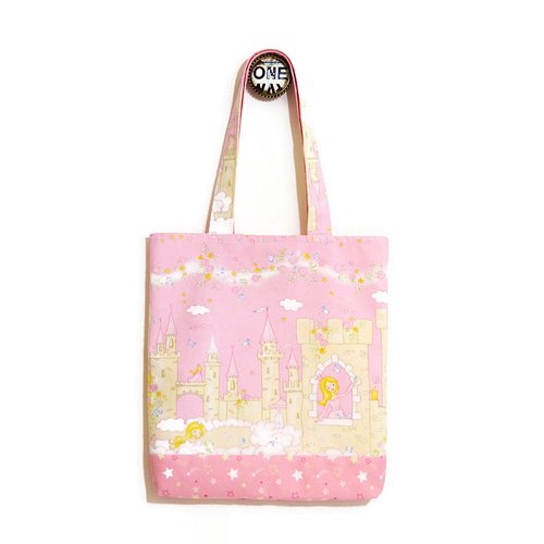 Sac maternelle fille, tote bag, motifs jolies princesses