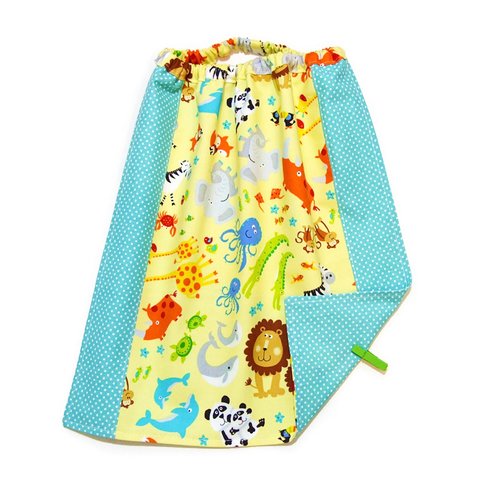 Serviette de table enfant avec élastique, serviette de table maternelle