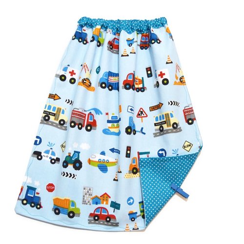 Serviette de table enfant avec élastique, bavoir cantine maternelle