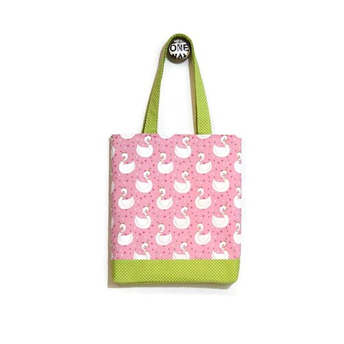 Sac enfant , tote bag maternelle ou bibliothèque pour petite fille