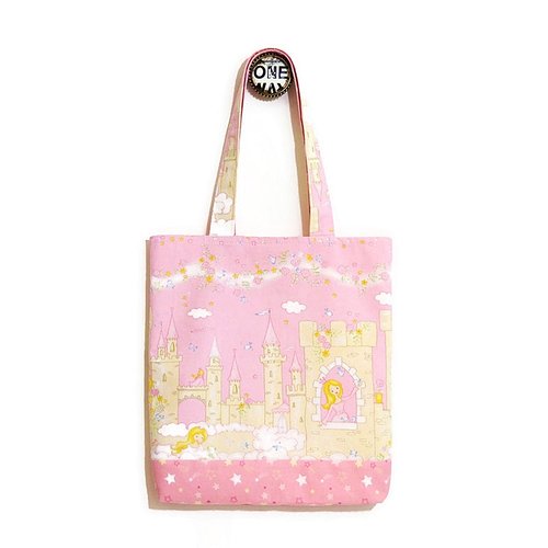Sac maternelle fille, tote bag, sac avec bandoulières, motifs jolies princesses
